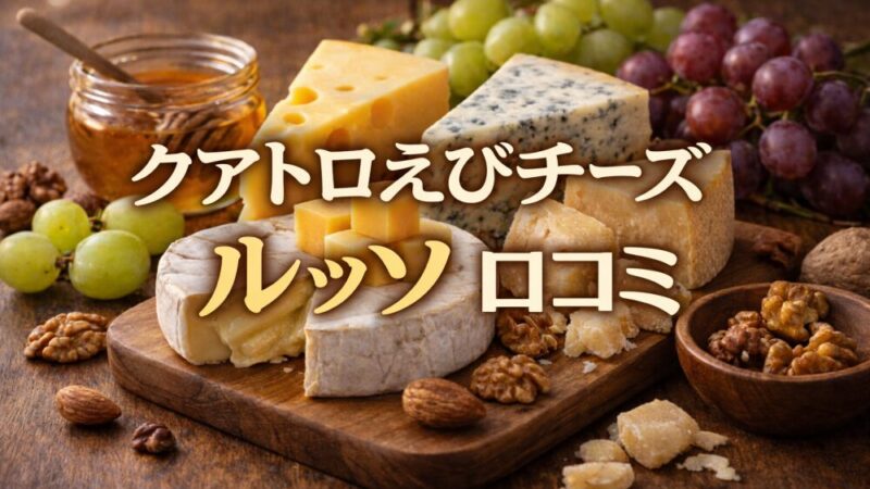 クアトロえびチーズルッソの口コミまとめ｜良い点と悪い点 